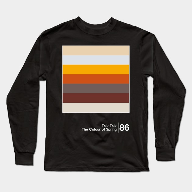 Talk Talk - The Colour Of Spring / Minimal Style Graphic Artwork Design Long Sleeve T-Shirt by saudade